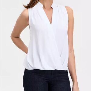 INC NWT Woman’s Sm International Concepts Cream Sleeveless Blouse